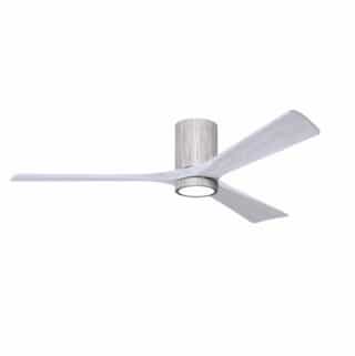 60-in 30W Irene-3H Ceiling Fan w/ Light Kit, White Blades, Barn Wood