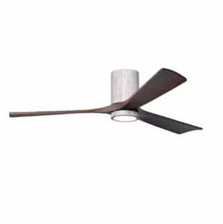 60-in 30W Irene-3H Ceiling Fan w/ Light Kit, Walnut Blades, Barn Wood