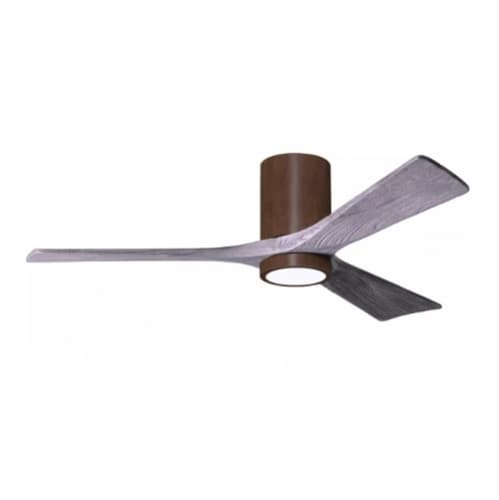 52-in 32W Irene-3H Ceiling Fan w/ Light Kit, Barn Wood Blades, Walnut