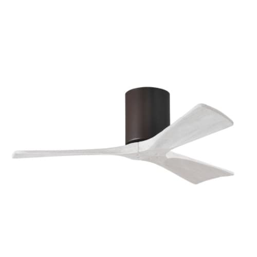 52-in 31W Irene Ceiling Fan w/ LED Light Kit, DC, 6-Speed, 5-White Blades, Nickel