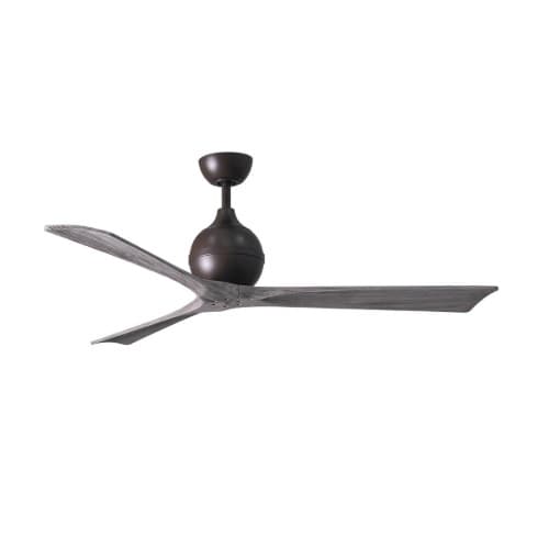 Matthews Fan 60-in 31W Irene-3 Ceiling Fan w/Remote, DC, 6-Speed, 3-Barn Wood Blades, Textured Bronze