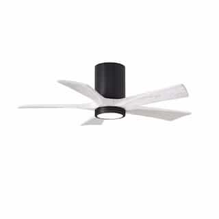 Matthews Fan 60-in 31W Irene Ceiling Fan w/ LED Light Kit, DC, 6-Speed, 5-White Blades, Black