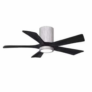 42-in 31W Irene-5H Ceiling Fan w/ Light Kit, Black Blades, Barn Wood