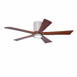 Matthews Fan 52-in 31W Irene-5H Ceiling Fan w/ Light Kit, Walnut Blades, Barn Wood