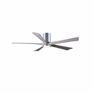 Matthews Fan 42-in 31W Irene-5HLK Ceiling Fan w/Light, DC, 6-Speed, 5-Barn Wood Blade, Polished Chrome