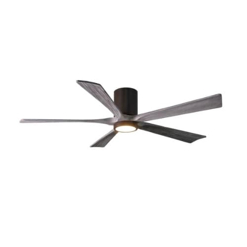 Matthews Fan 60-in 30W Irene-5HLK Ceiling Fan w/Light, DC, 6-Speed, 5-Barn Wood Blade, Textured Bronze