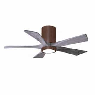 42-in 31W Irene-5H Ceiling Fan w/ Light Kit, Barn Wood Blades, Walnut