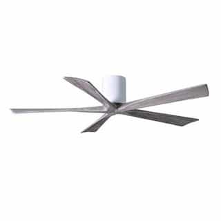 Matthews Fan 60-in 31W Irene-5H Ceiling Fan w/Remote, DC, 6-Speed, 5-Barn Wood Blades, Gloss White