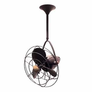 13-in 48W Jarold Direcional Ceiling Fan, AC, 3-Speed, 3-Metal Blades, Bronze