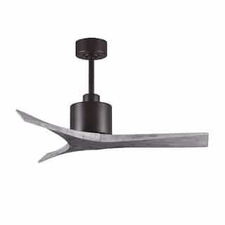 42-in 31W Mollywood Ceiling Fan, DC, 6-Speed, 3-Barn Wood Blades, Textured Bronze