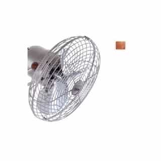 13-in Fan Blade Set w/Safety Cage, 3-Metal Blades, Brushed Copper (Motor Not Included)