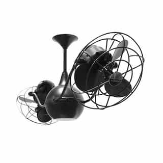 42-in 89W Vent-Bettina Ceiling Fan, AC, 3-Speed, 6-Metal Blades, Black