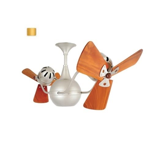 44-in 87W Vent-Bettina Ceiling Fan, AC, 3-Speed, 6-Wood Blades, Brushed Brass