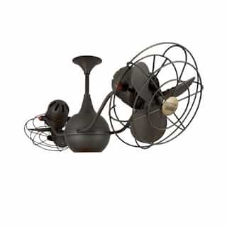 42-in 89W Vent-Bettina Ceiling Fan, AC, 3-Speed, 6-Metal Blades, Bronze