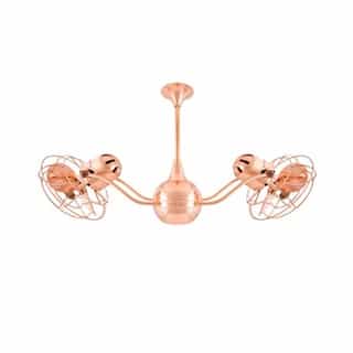 42-in 89W Vent-Bettina Ceiling Fan, AC, 3-Speed, 6-Metal Blades, Polished Copper