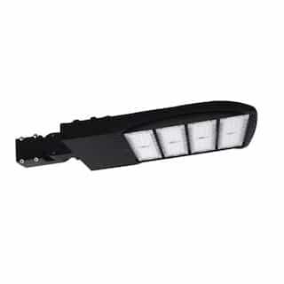240W LED Shoe Box Light Fixture w/ Adjust Slip Fitter, 5000K