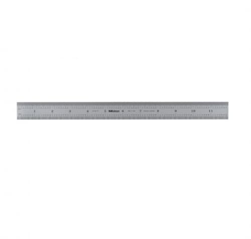 Mitutoyo 300MM X 12" Flexible Chrome Stainless Steel Ruler