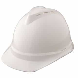 White V-Gard Hard Cap Protective Cap