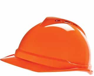 MSA Hi-Viz Orange V-Gard 500 Protective Caps