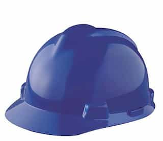 Blue V-Gard Slotted Protective Hard Hat