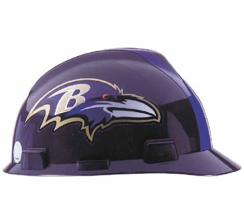 MSA Baltimore Ravens Officially-Licensed NFL V-Gard Helmets