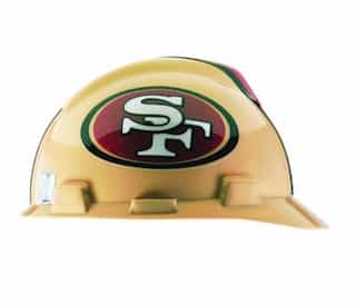 MSA San Francisco 49ers Officially-Licensed NFL V-Gard Helmet