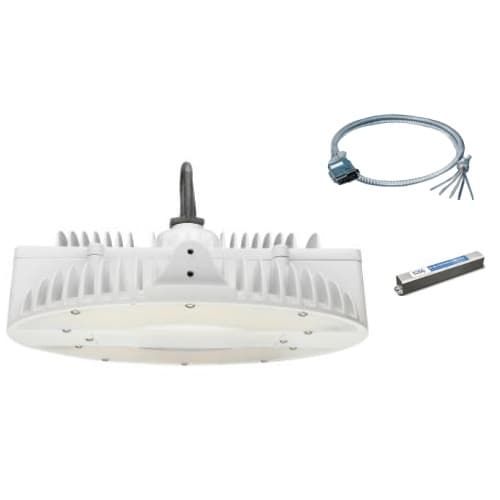 185W LED High Bay with Battery Backup/Motion/Plug, 0-10V Dimmable, 600W MH Retrofit, 5000K