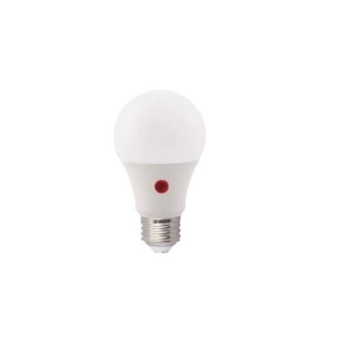 9W LED A19 Bulb w/ Photocell, E26, 800 lm, 120V, 2700K