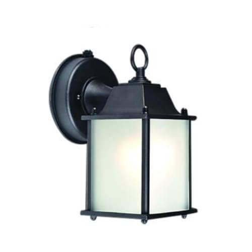 9.5W LED Outdoor Wall Lantern w/ Motion, 60W Inc Retrofit, 551 lm, 2700K