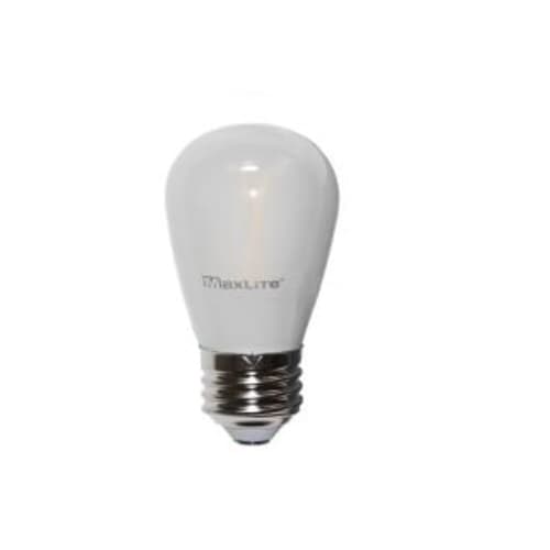 2W LED Frosted Filament Light Bulb, 11W Inc Retrofit, E26 Base, 160 lm, 2700K