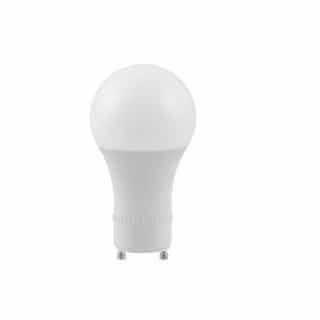 9W LED A19 Bulb, 60W Inc. Retrofit, 0-10V Dim, Omnidirectional, GU24, 800 lm, 2700K