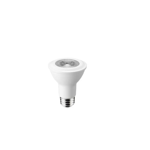 7W LED PAR20 Bulb, Standard Flood, E26, 425 lm, 3000K