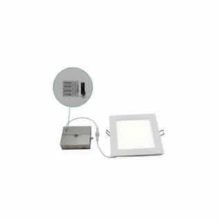 13W 4" Square Slim Downlight, Dimmable, 715 lm, 5000K