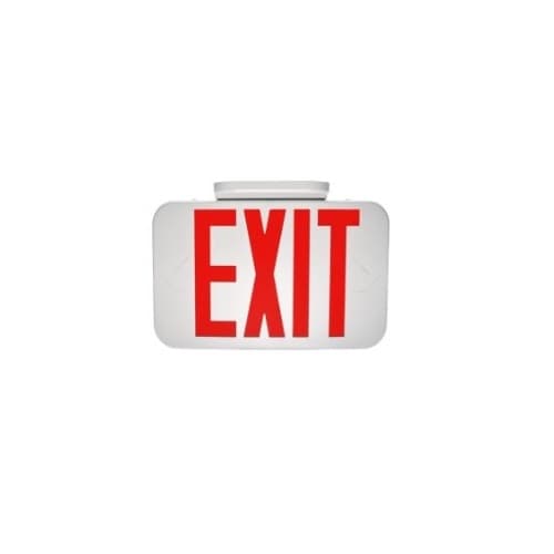 MaxLite 2W Emergency Exit Sign, 120V-277V, Red