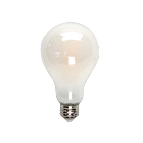 13W LED A21 Filament Bulb, Dimmable, E26, 1600 lm, 120V, 2700K, Frosted