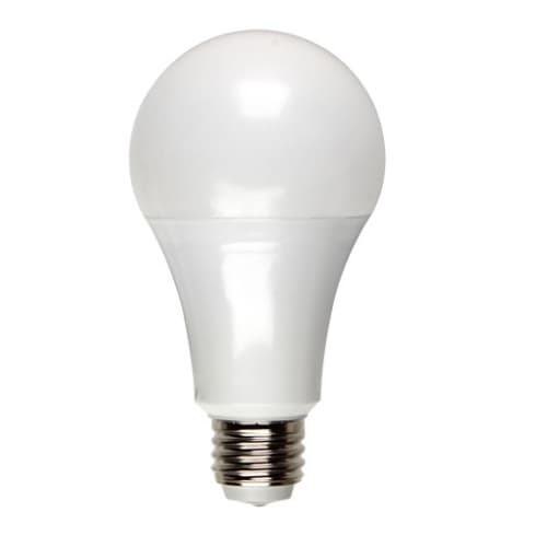 21W LED A21 Bulb, Three Way, E26, 2200 lm, 120V-277V, 3000K