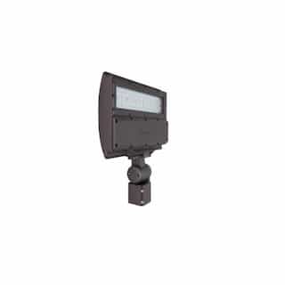 55W LED Flood Light w/ Surface Mount, Dimmable, 6638 lm, 5000K, Bronze