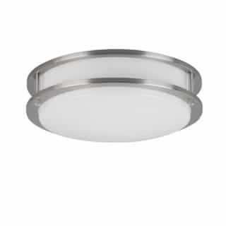 12-in 16W LED Flush Mount, Triac Dimming, 120V, Selectable CCT