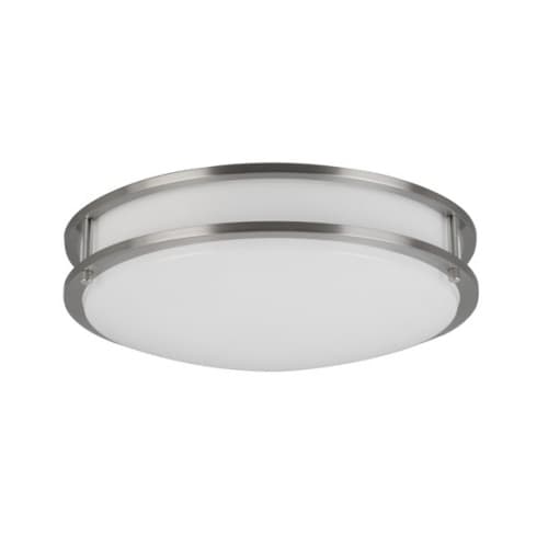 14-in 20W LED Flush Mount, Triac Dimming, 120V, Selectable CCT