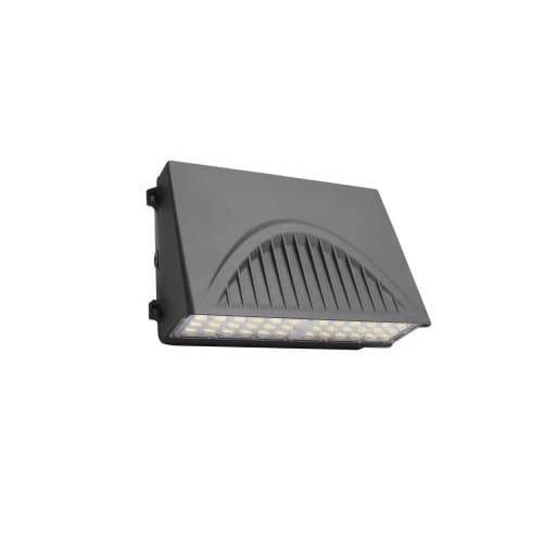 40W Full Cut-Off LED Wall Pack, 150W MH Retrofit, 4800 lm, 347V-480V, Selectable CCT