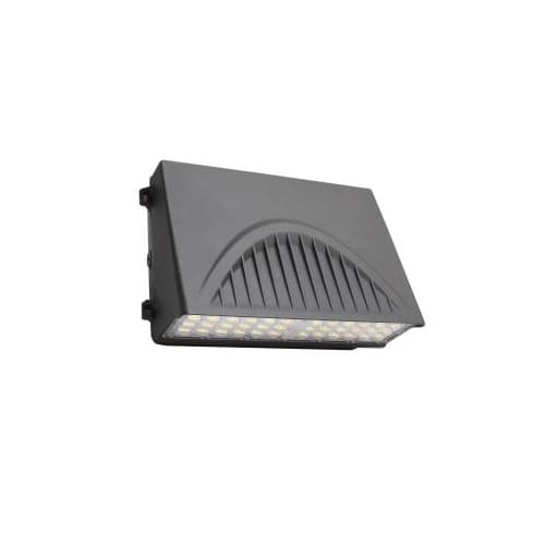 70W Full Cut-Off LED Wall Pack w/ -20 Deg Backup & Photocell, 120V-277V, Selectable CCT