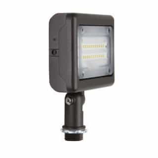 MaxLite 15W LED Slim Flood Light w/ Knuckle Mount, Wide, 1635 lm, 3000K