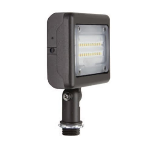 MaxLite 15W LED Slim Flood Light w/ Knuckle Mount, Wide, 1635 lm, 5000K