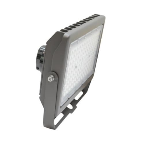 90W LED Slim Flood w/ Knuckle Mount & Photocell, Wide, Selectable CCT