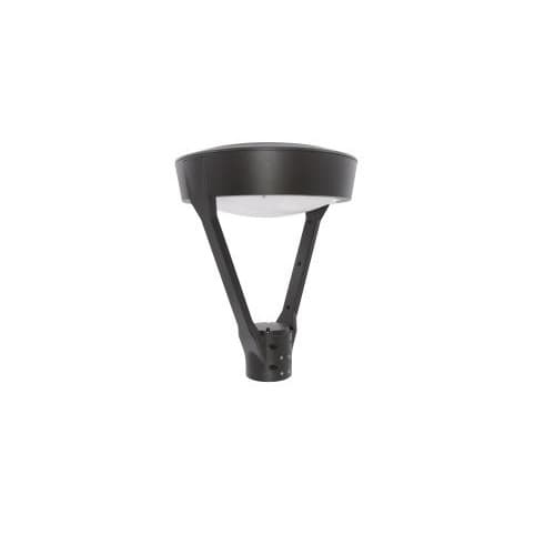 53W LED Post Top Light w/ 3-Pin Receptacle, Spider Mount, 6990 lm, 5000K, Bronze
