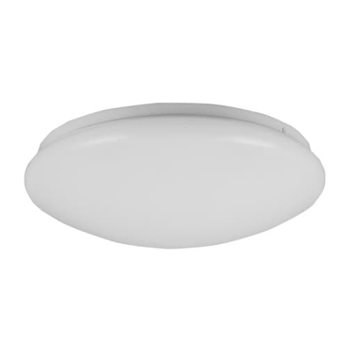 13-in 20W LED Puff Flush Mount, Triac Dimming, 120V, Selectable CCT