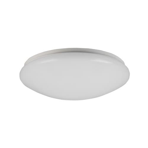 15-in 24W LED Puff Flush Mount, Triac Dimming, 120V, Selectable CCT