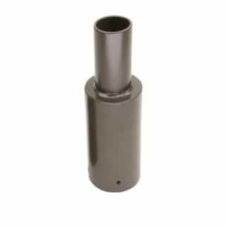 Tenon Reducer for LED Flood and Area Lights, 3" to 2-3/8", Silver