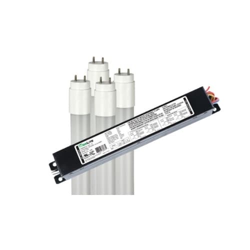 4-ft 11.5W LED T8 w/ External Driver, 3-Lamp, G13, 120V-277V, 3500K