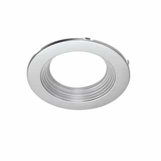 4-in Trim Kit for Residential Downlights, Silver